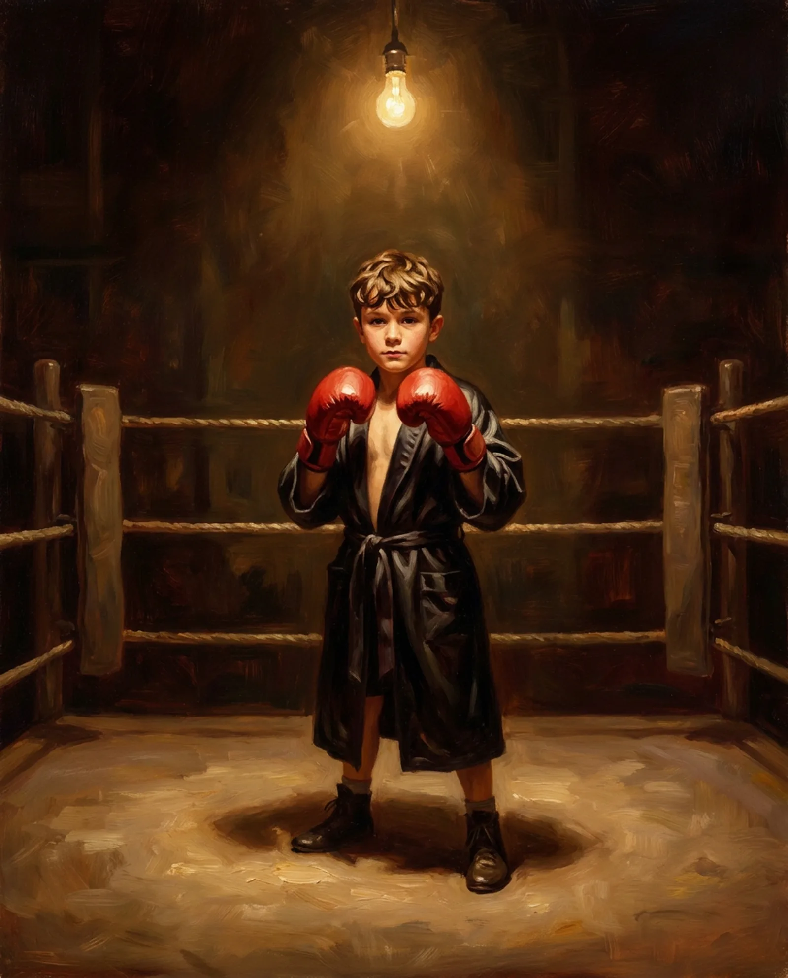 Your child, in the ring.