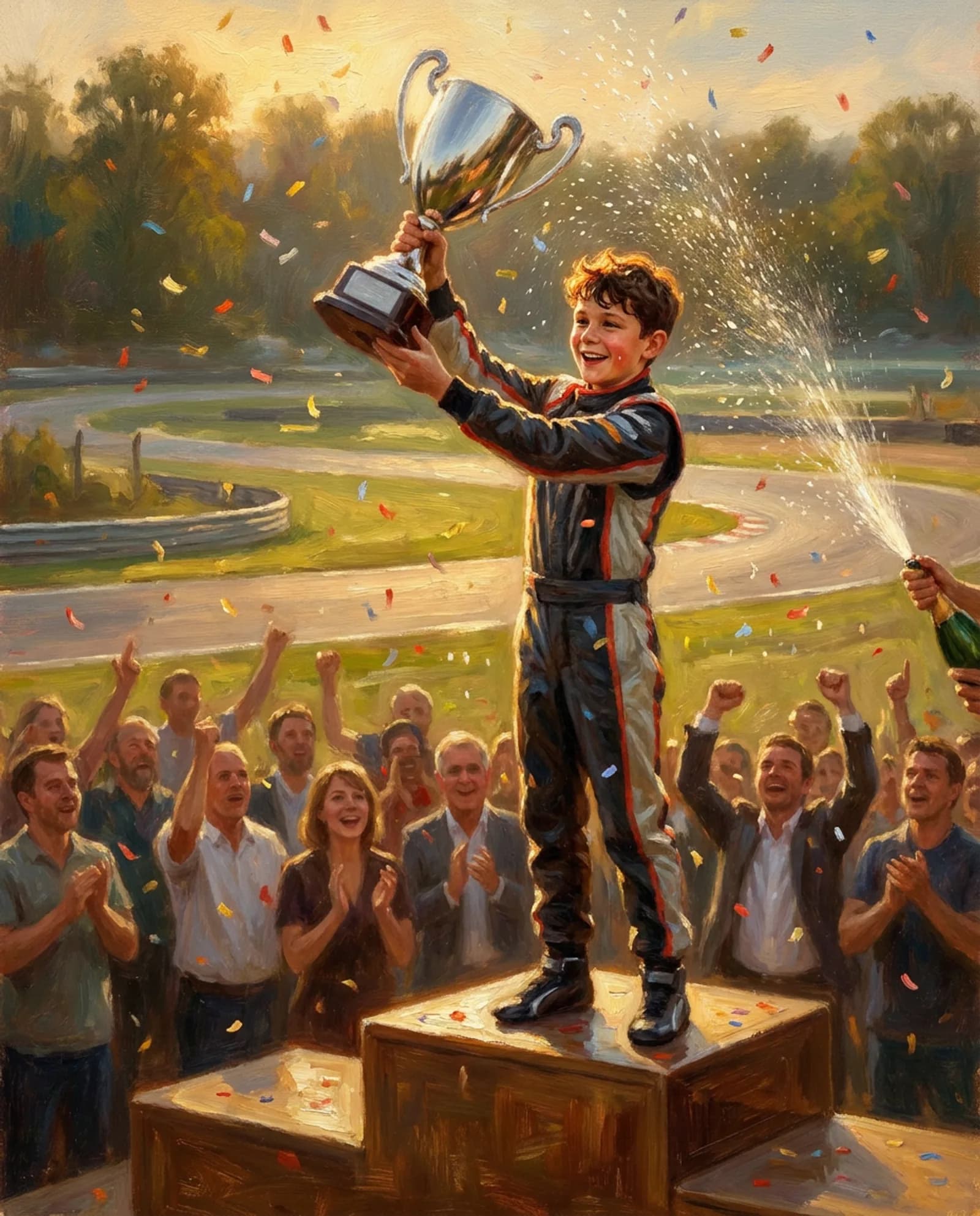 Your child, on the podium.