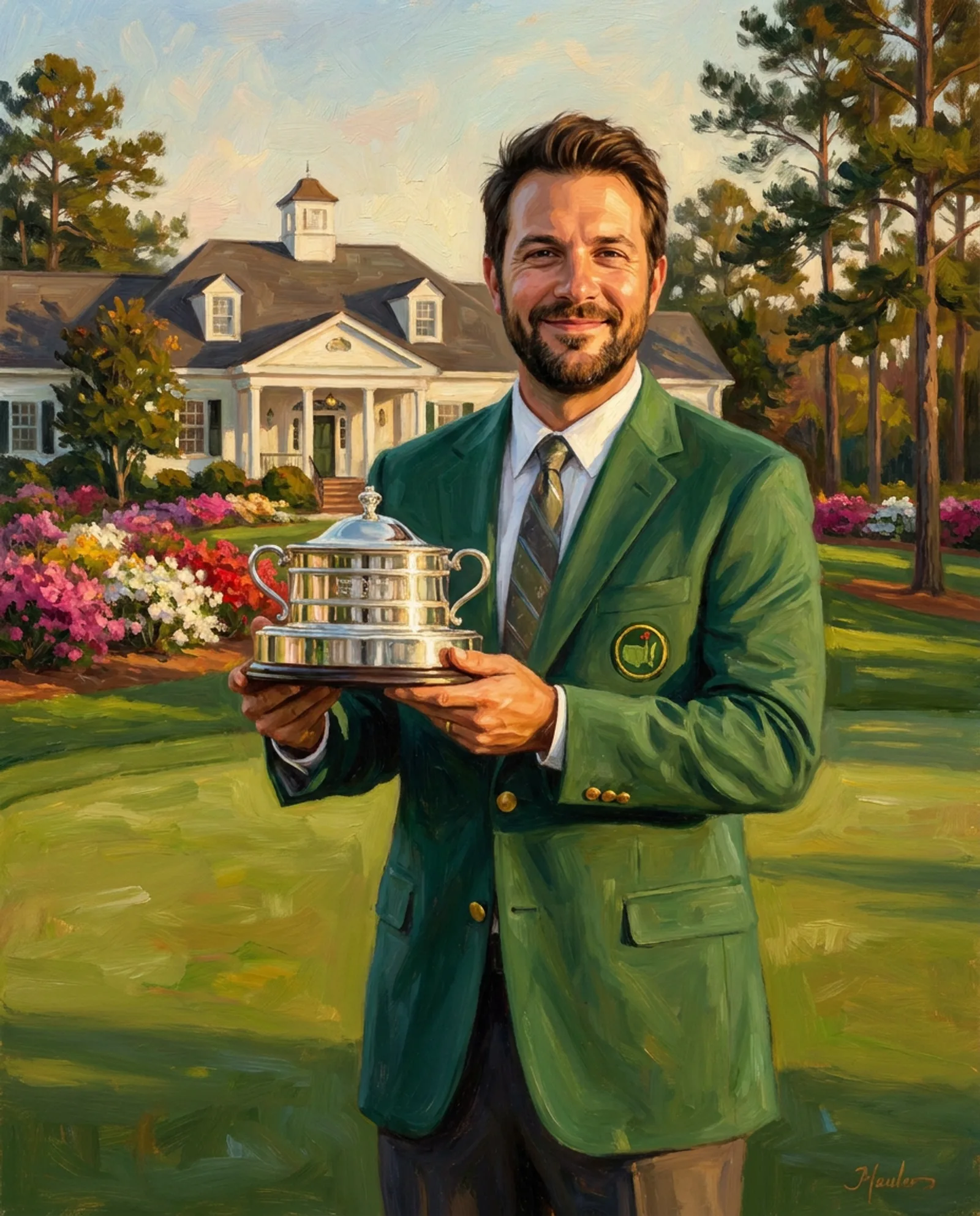 The Green Jacket — Azaleas, late light and a blazer that only comes in one colour.