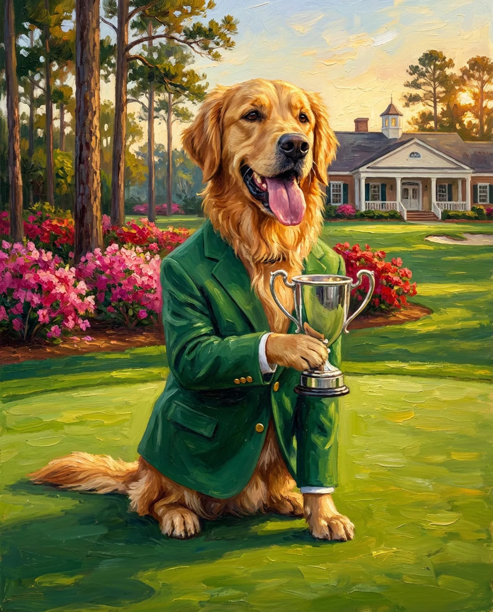 The Green Jacket — Azaleas, late light and a blazer that only comes in one colour.