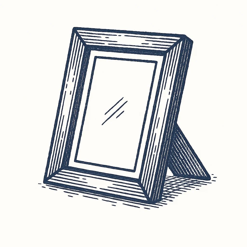 Engraved Wedding Photo Frame - Image 1