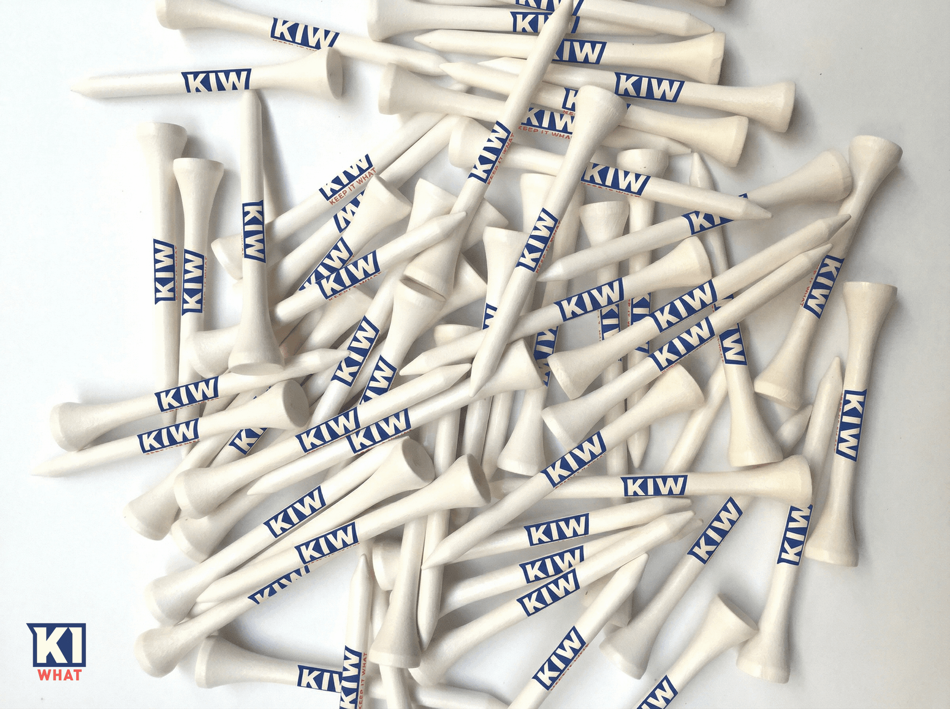 Custom Printed Bamboo Golf Tees - personalised gift