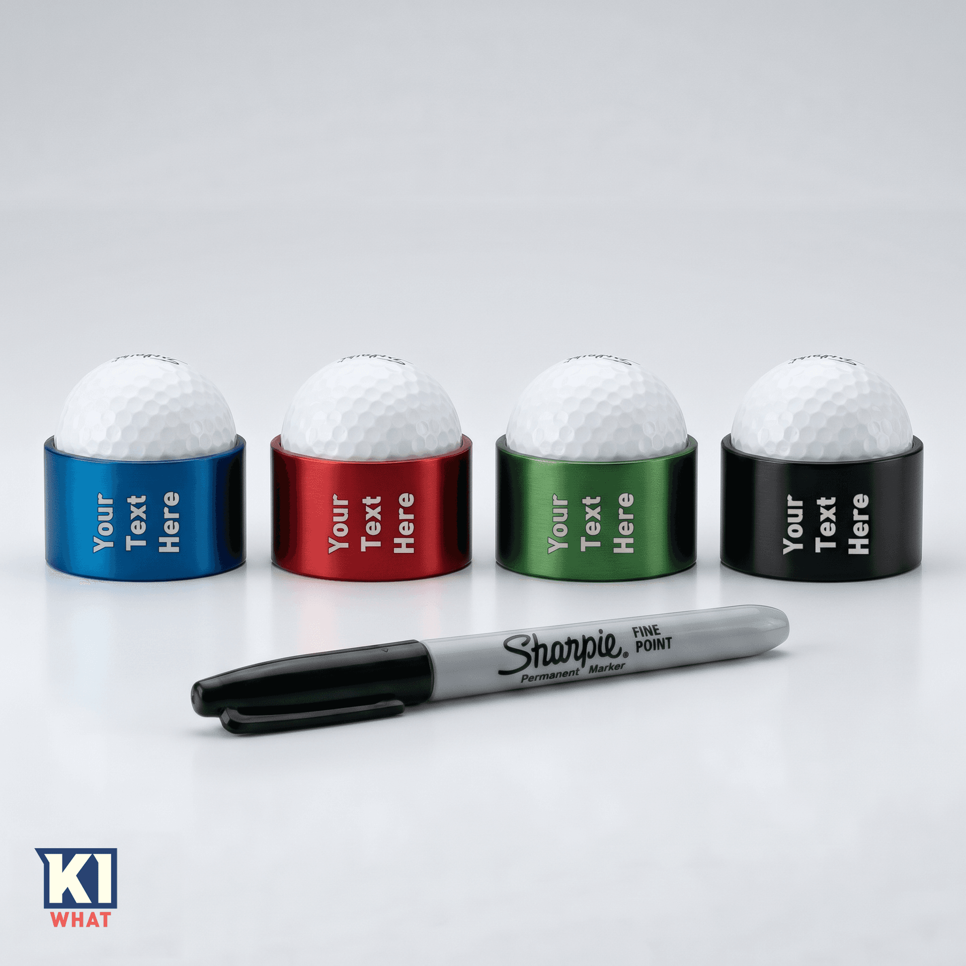 Personalised Aluminium Golf Ball Line Marker