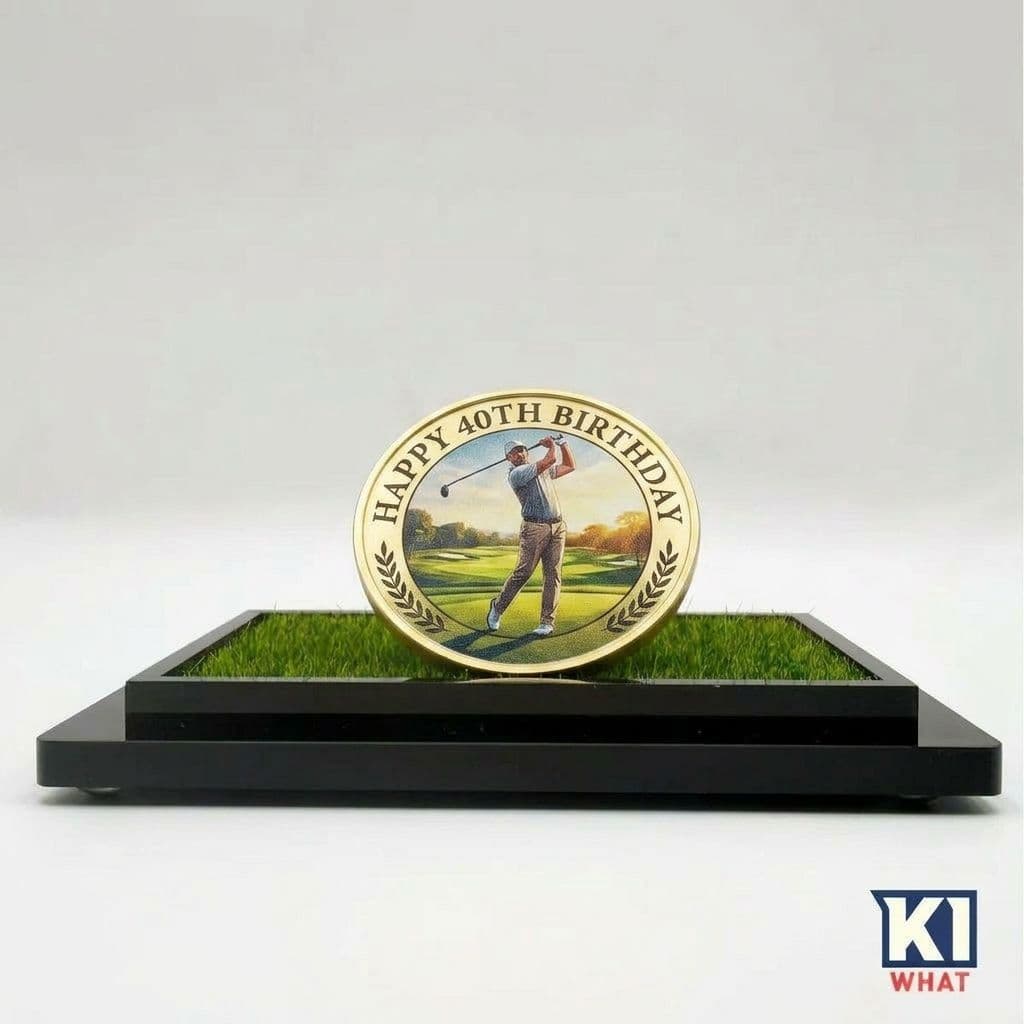Custom Printed Ball Marker Coin - personalised gift