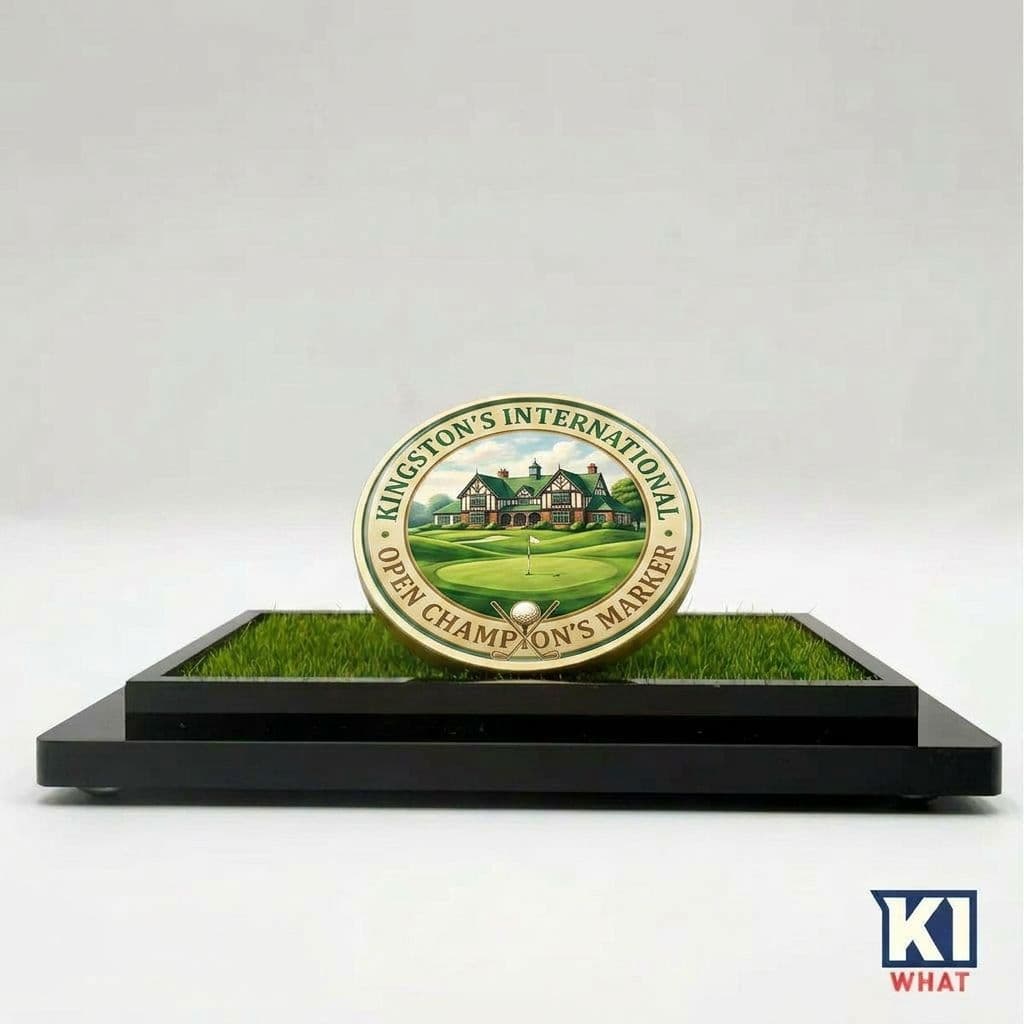 Custom Printed Ball Marker Coin - personalised gift