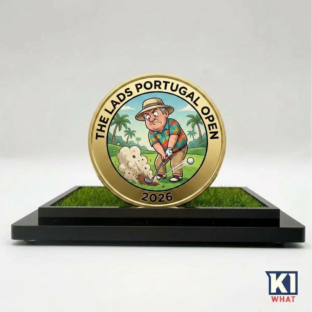 Custom Printed Ball Marker Coin - Image 1
