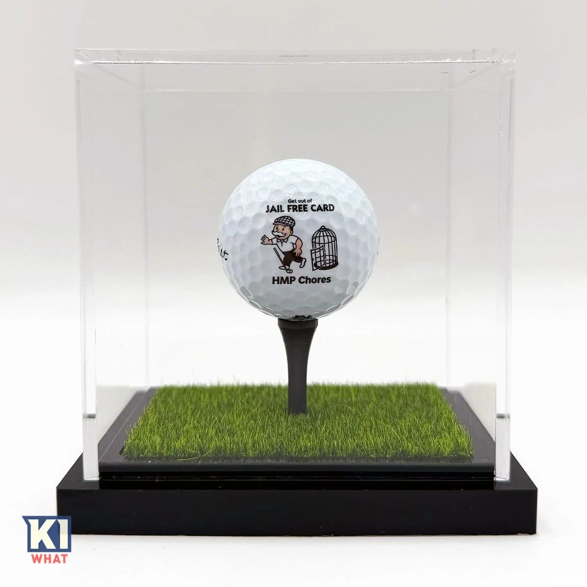 Golf Ball Display Box - Crystal Clear Acrylic