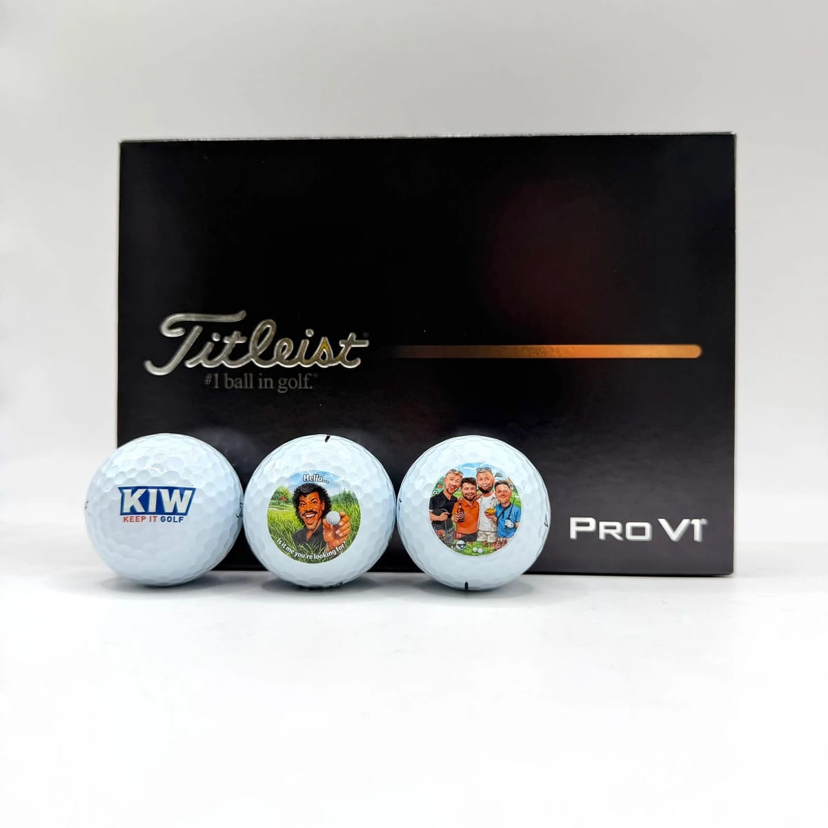 Custom Golf Balls - Titleist Pro V1 - personalised gift