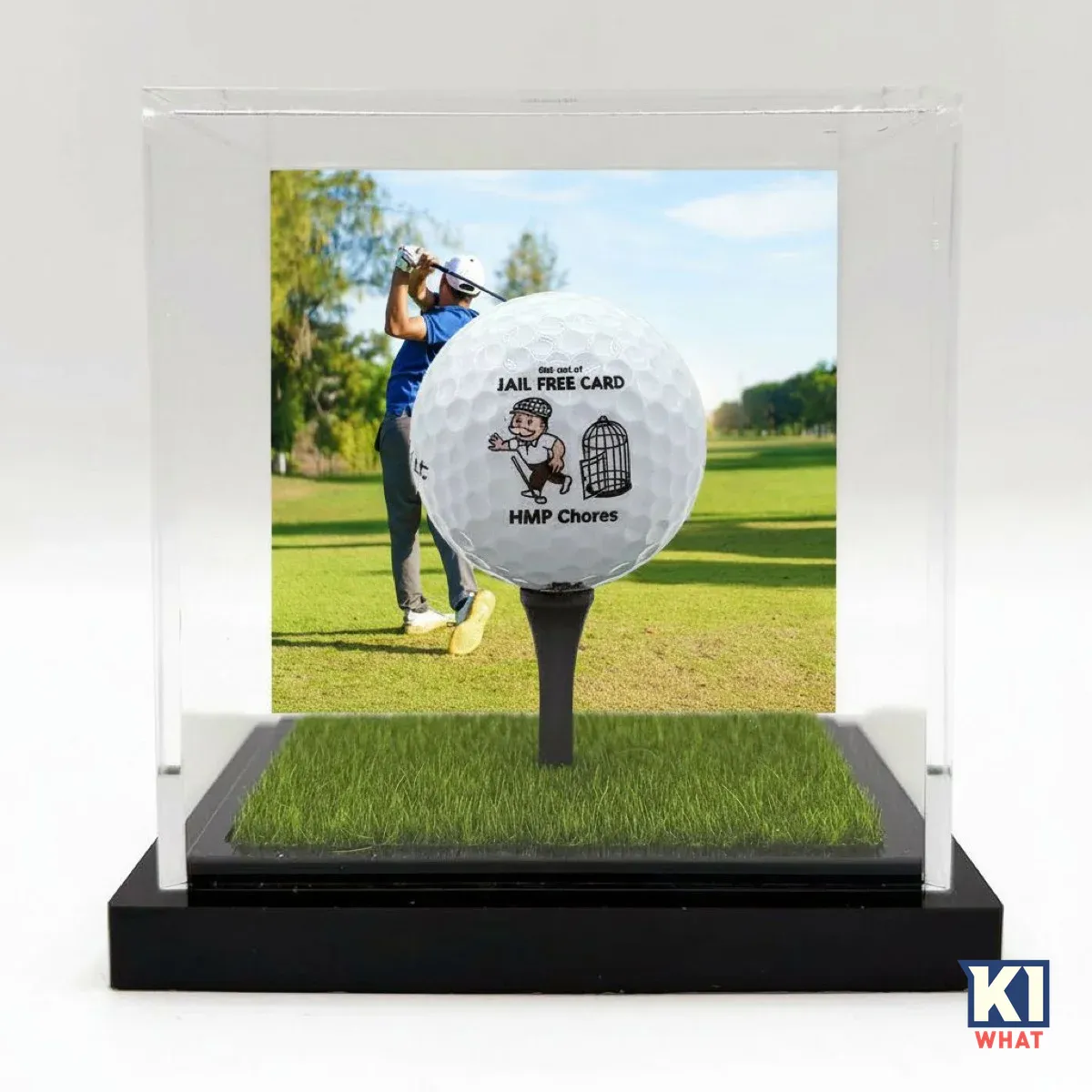 Golf Ball Display Box - Personalised Photo