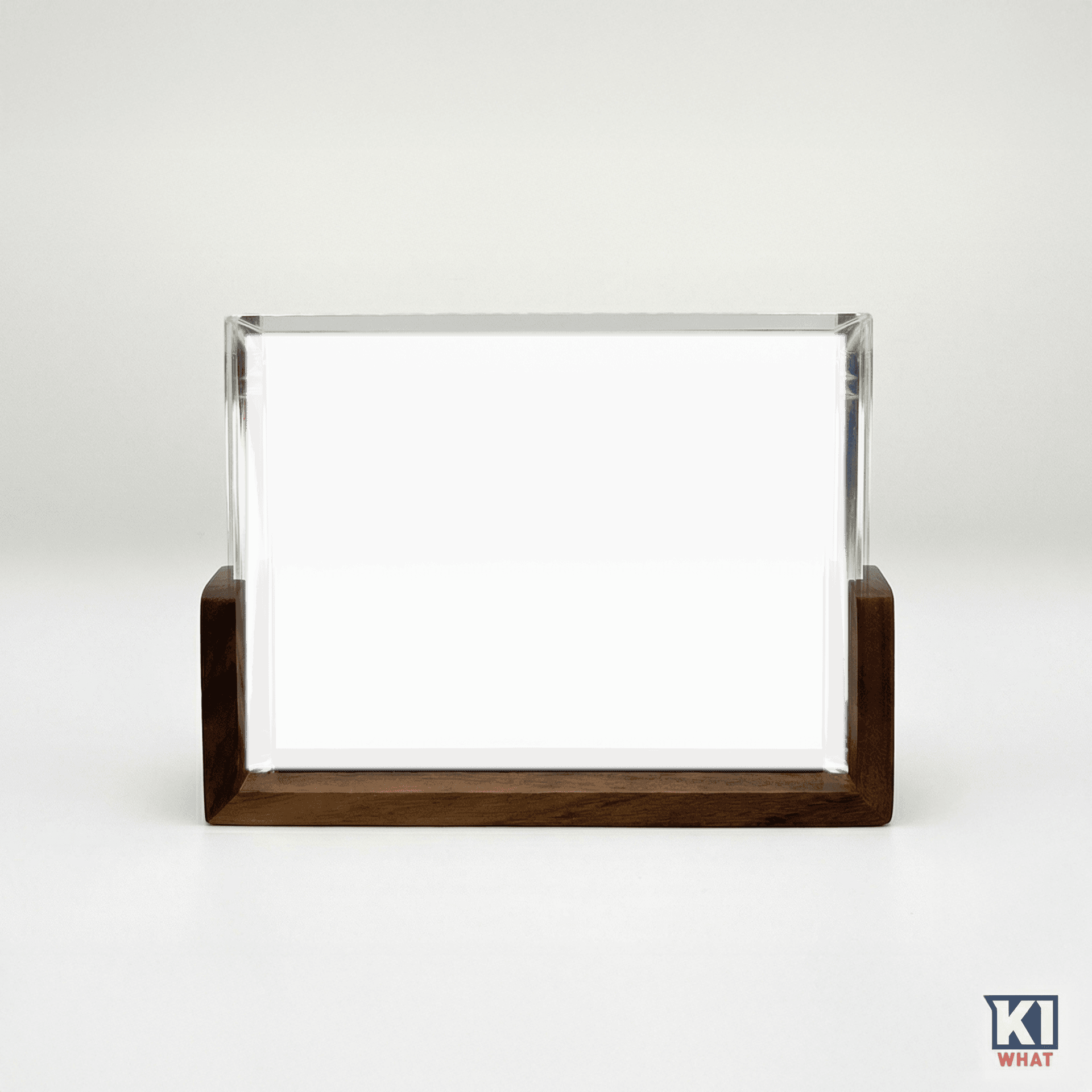 Acrylic Photo Mood Light - Dark Wood U Frame Landscape