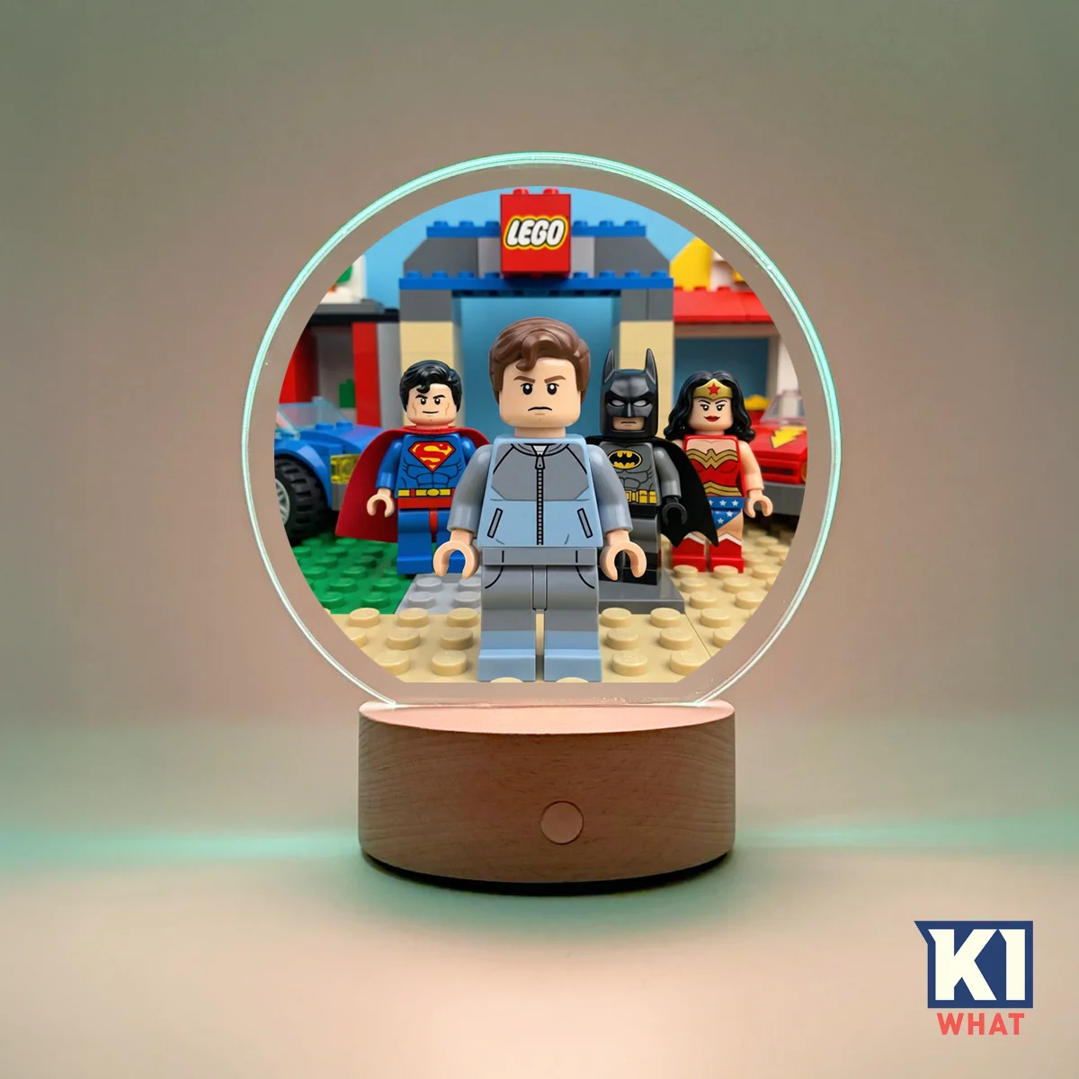 Round Acrylic RGB Light - personalised gift