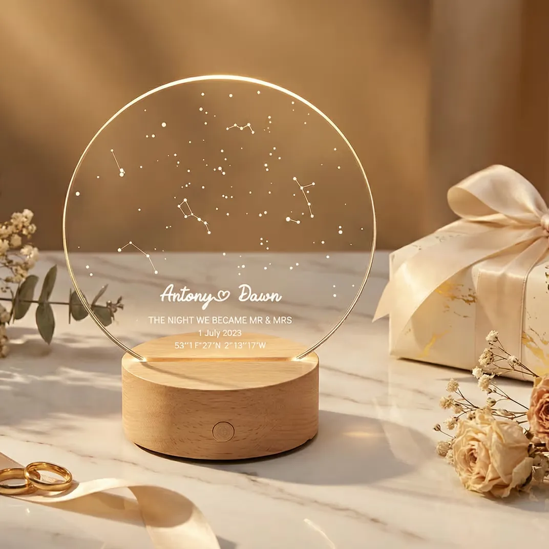 Star Map LED Night Light - personalised gift