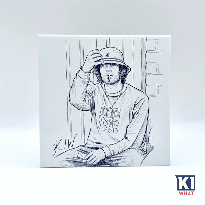 Liam Gallagher Tile - personalised gift