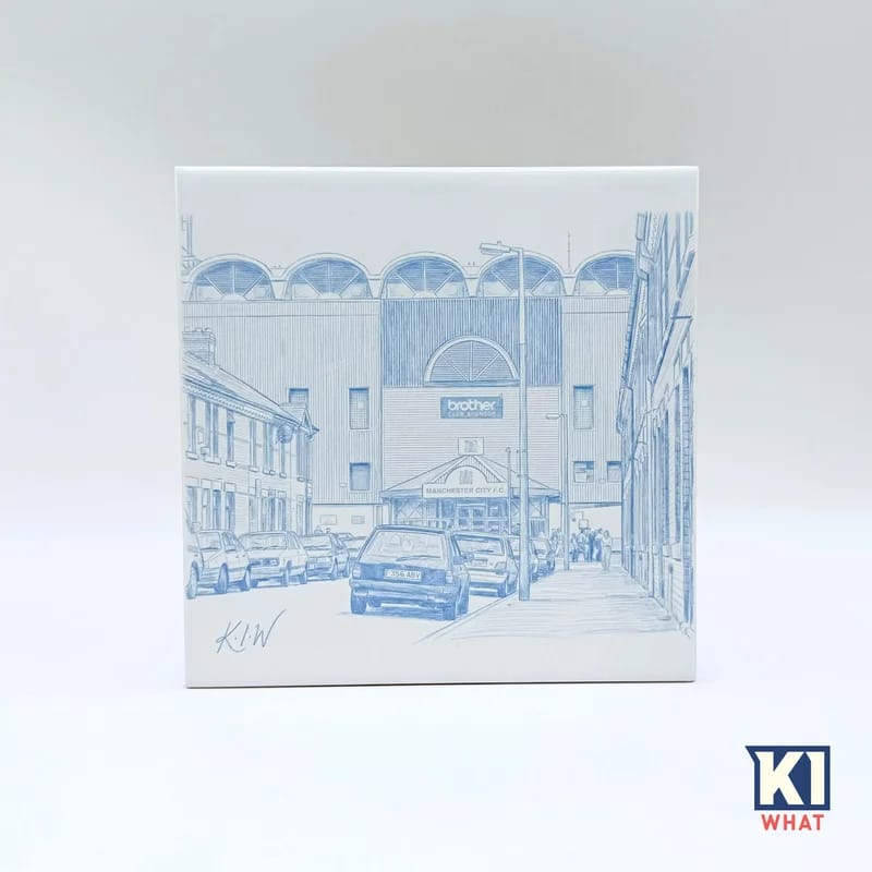 Maine Road MCFC Tile - personalised gift