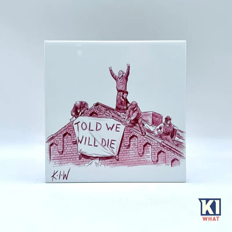 1990 Strangeways Riot Tile - personalised gift