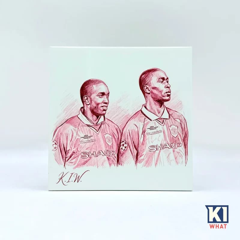 United 99 Treble Winners Tile
