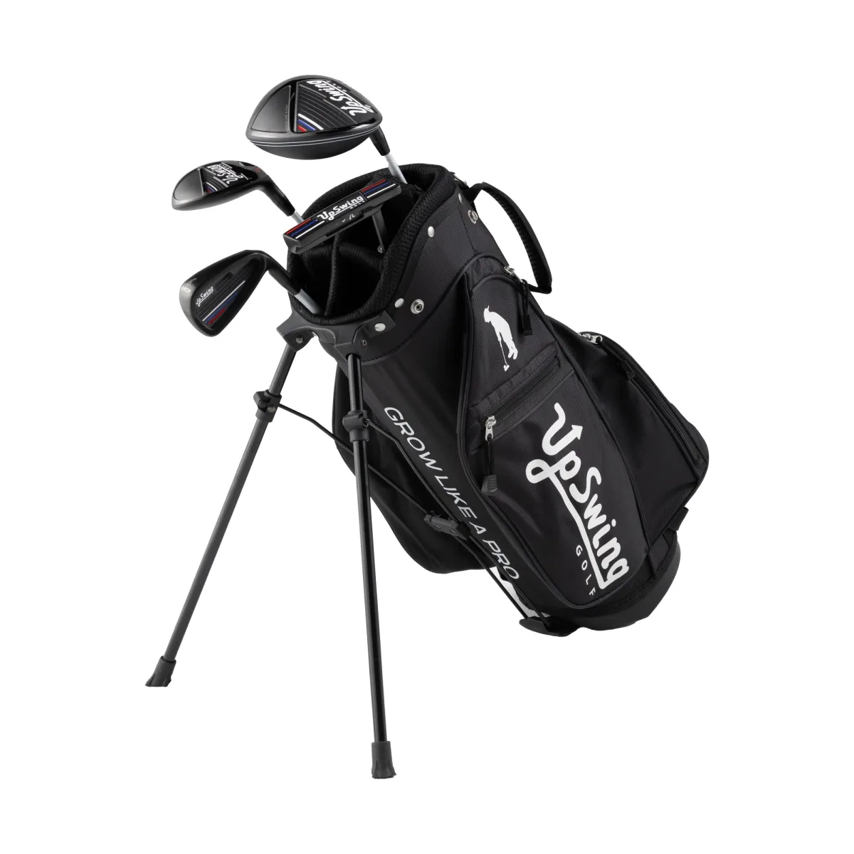 Upswing Junior 4-club junior golf set with stand bag