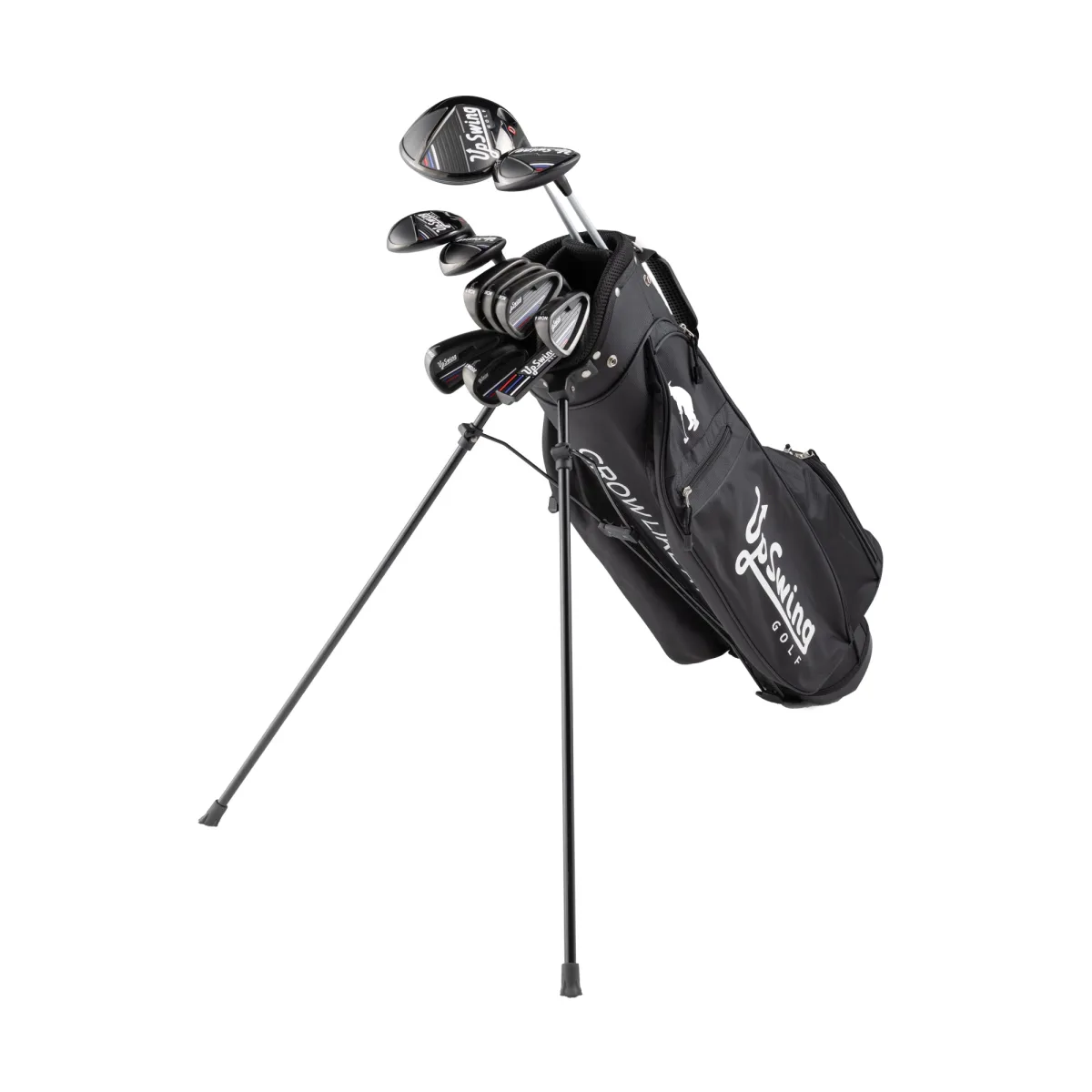 Upswing Varsity 11-club junior golf set with stand bag