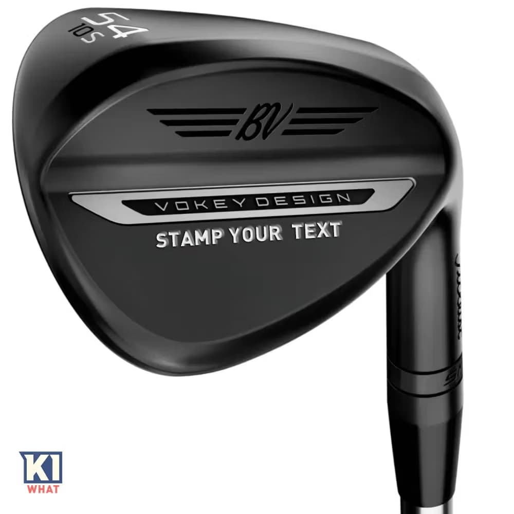 Custom Stamped Wedge - Titleist SM11 Black - personalised gift